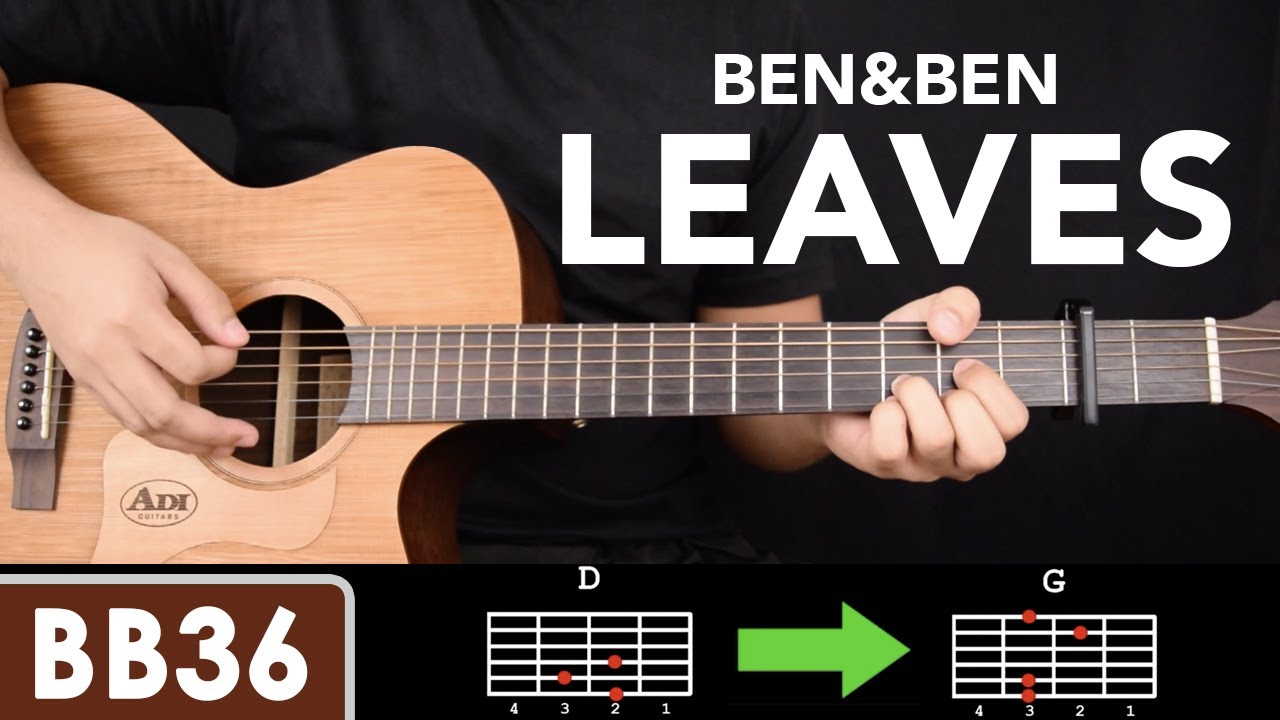 Leaves - Ben&Ben Guitar Tutorial (Tabs, chords, strumming)