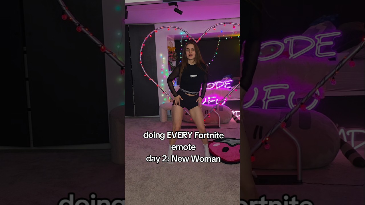 doing EVERY Fortnite emote (day 2: New Woman)