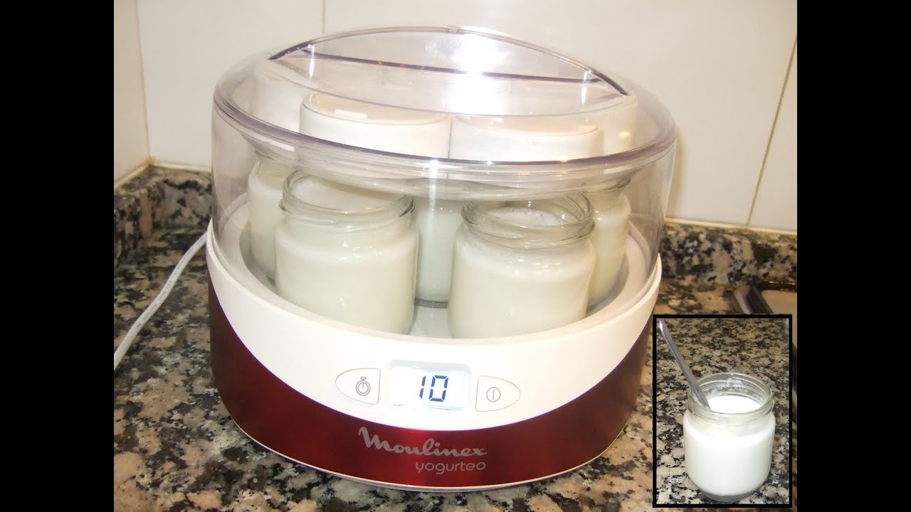 Yogur natural desnatado casero