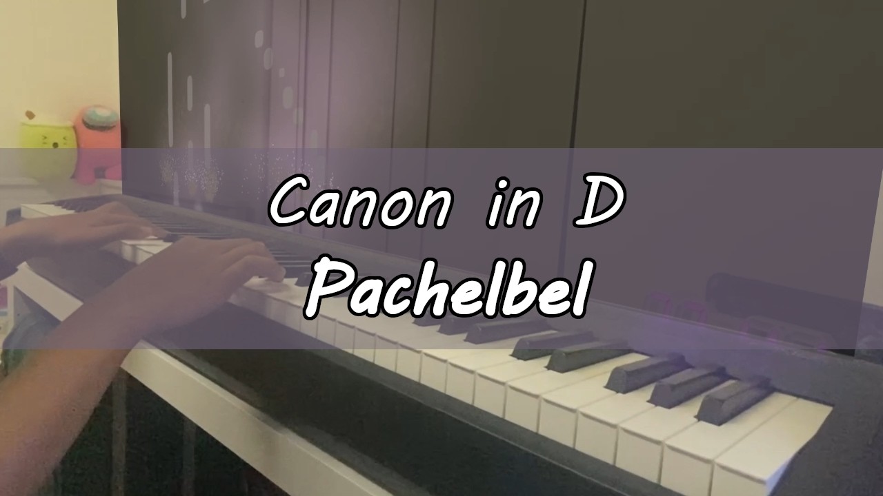 Pachelbel - Canon In D | short piano cover by hwenzei