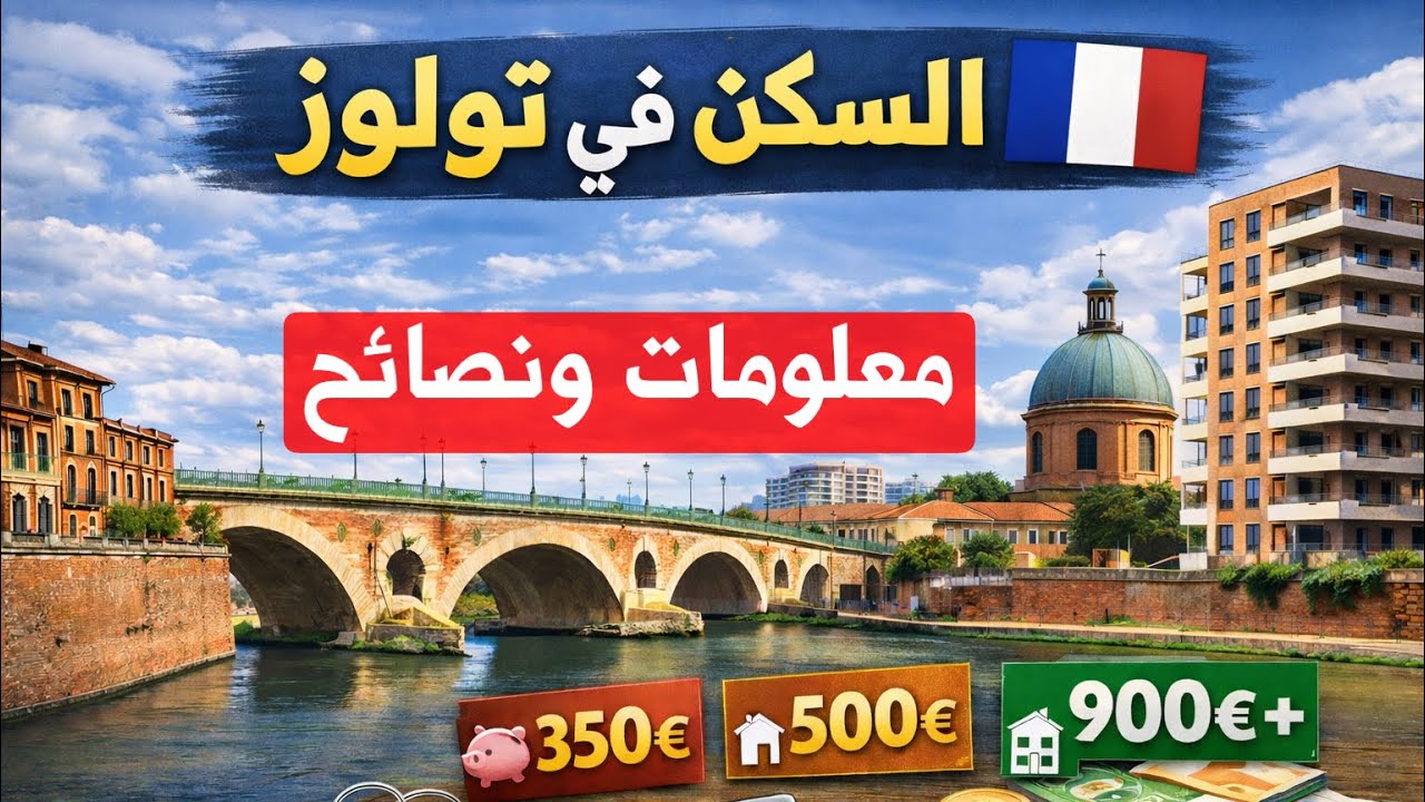 السكن في تولوز 🇫🇷 دليل شامل للطلبة والمهاجرين | كيف تجد منزل بسهولة؟
