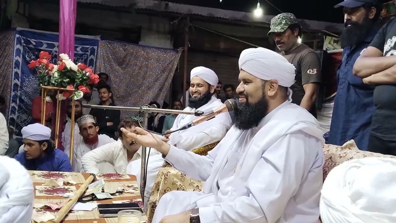 پیر سید گل احمد شاہ جیلانی قادری کا خطاب جام صاحب میں پیر سید محمد حسن علی شاہ جیلانی قادری کے پاس 