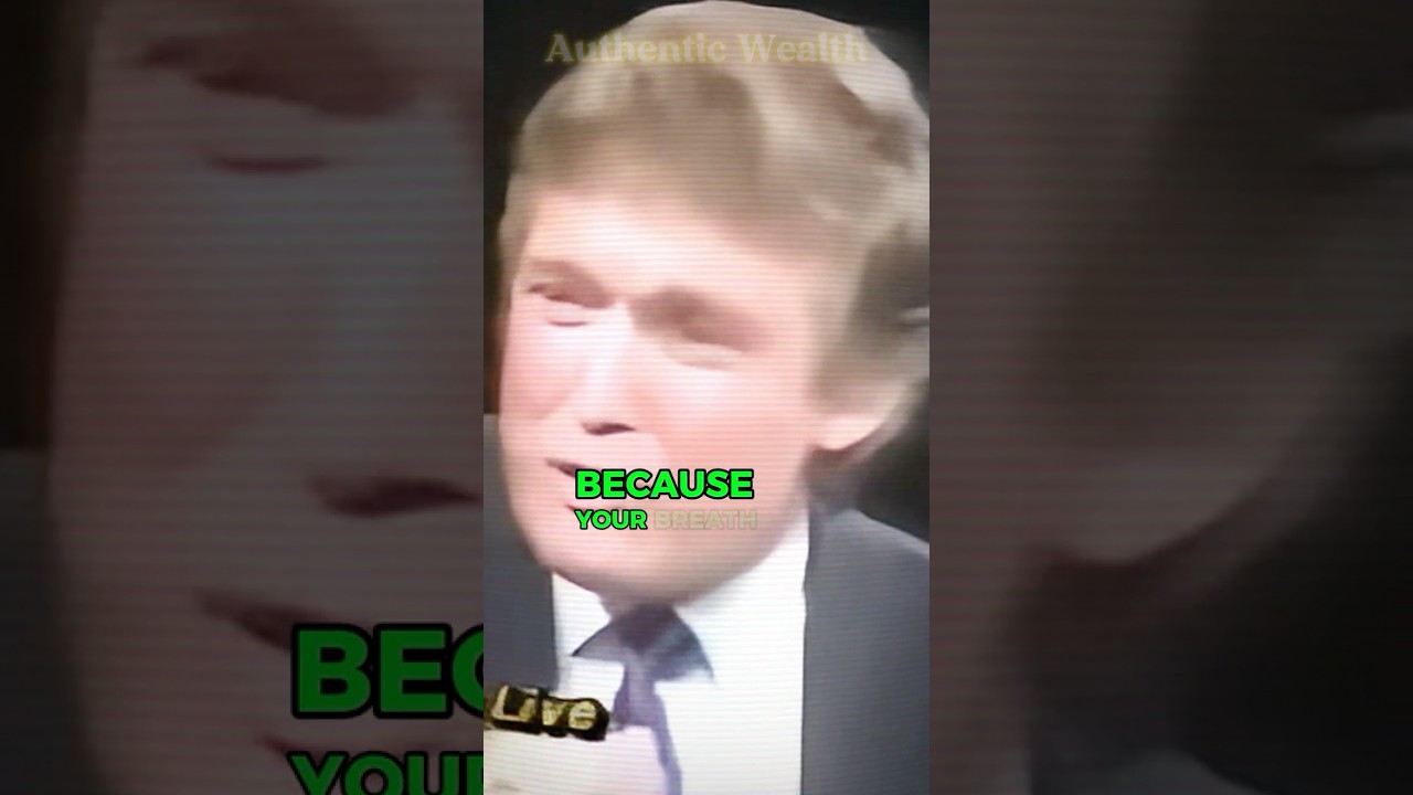 Larry King's bad breath make Trump move (1989)