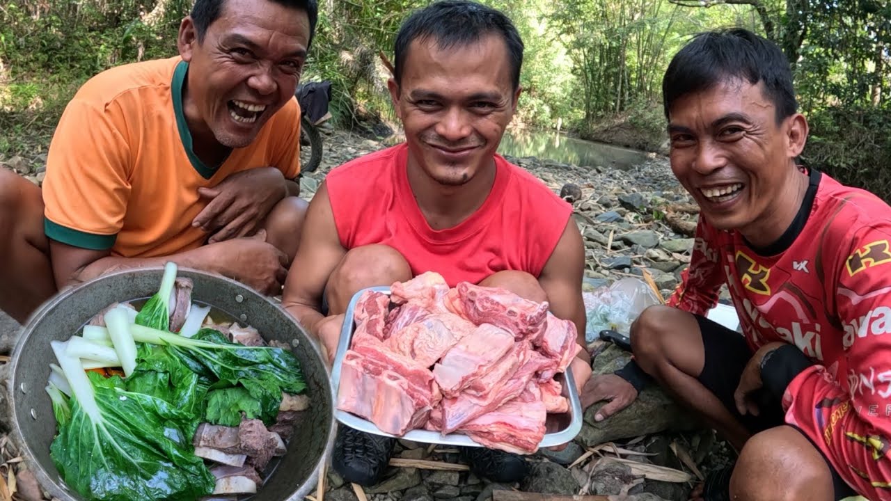 OUTDOOR COOKING ( BEEF RIBS) SA SAPA NG KATONG 