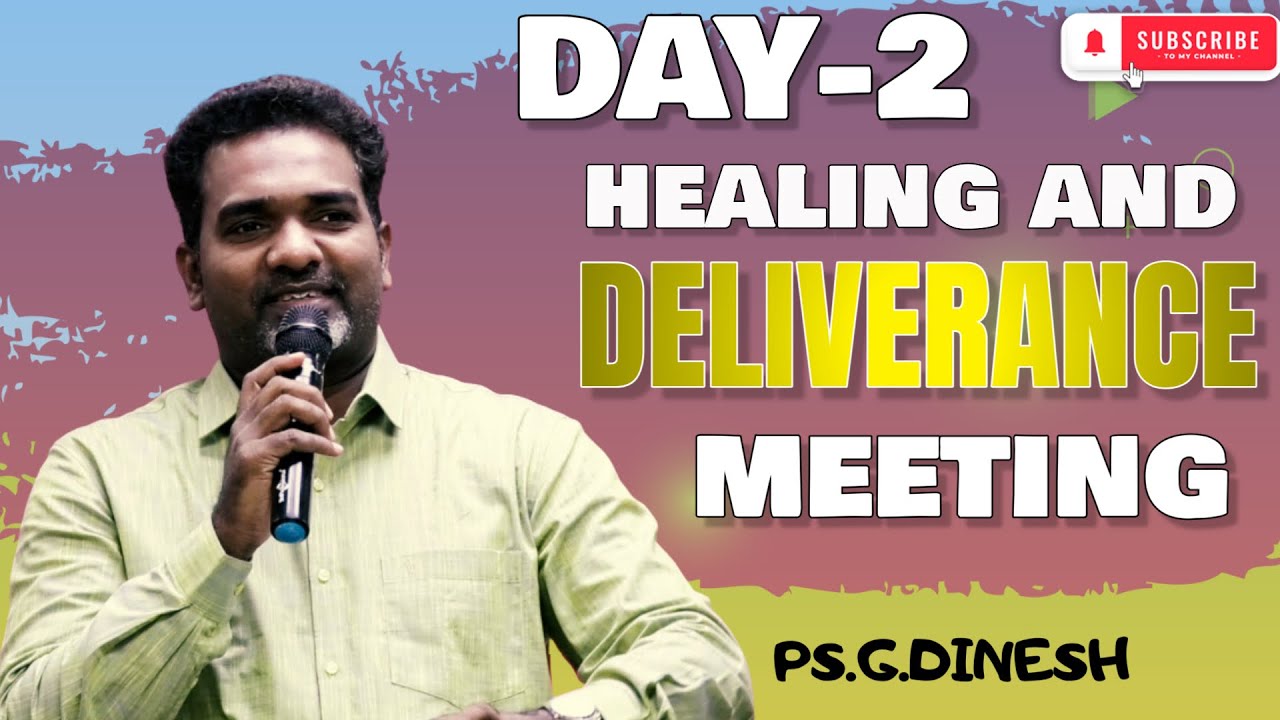 Healing And Deliverance Meeting Day-2| Ps.G.Dinesh | #gracetelevisionindiakgf #healing #deliverance
