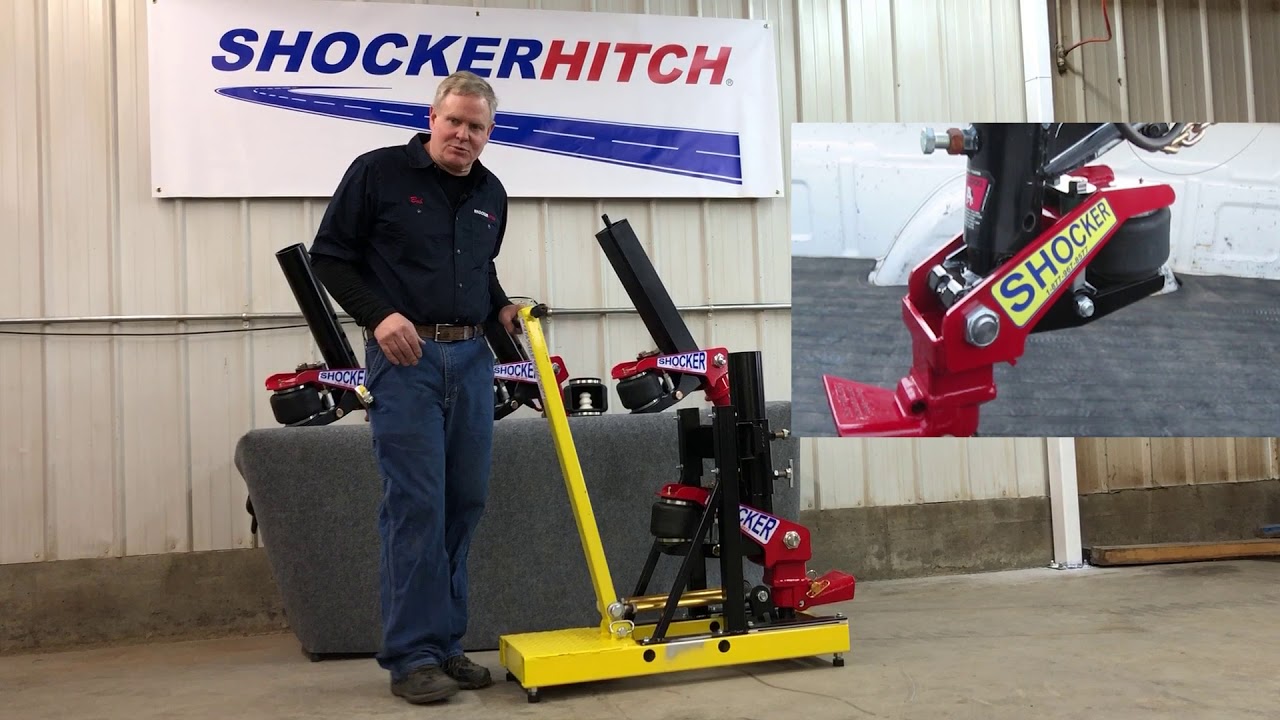 Gooseneck Surge Air Hitch - How It Works - Shocker Hitch
