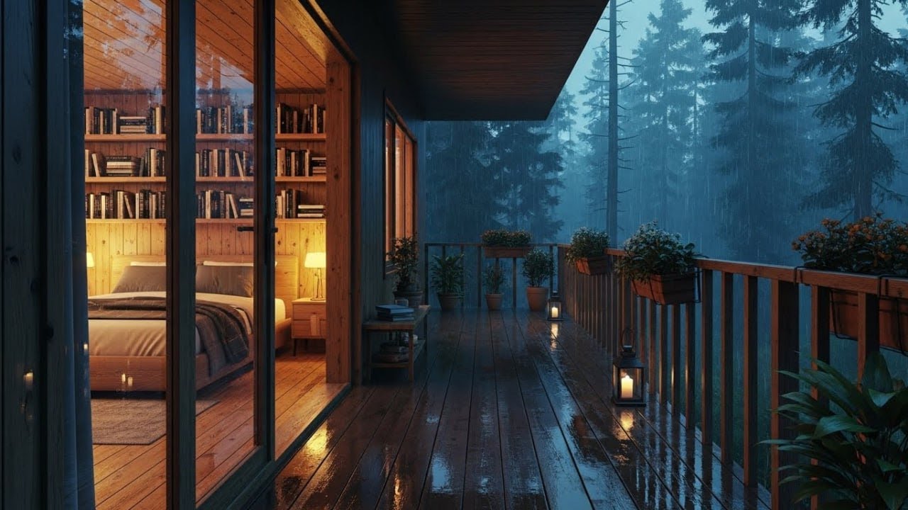 Calm Soft Rain | Forest Ambience for Deep Sleep