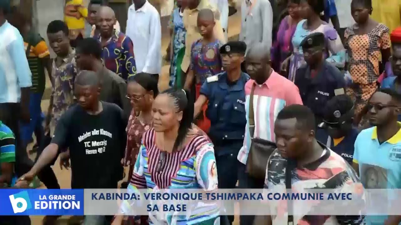 Kabinda: Véronique Tshimpaka communie avec sa base