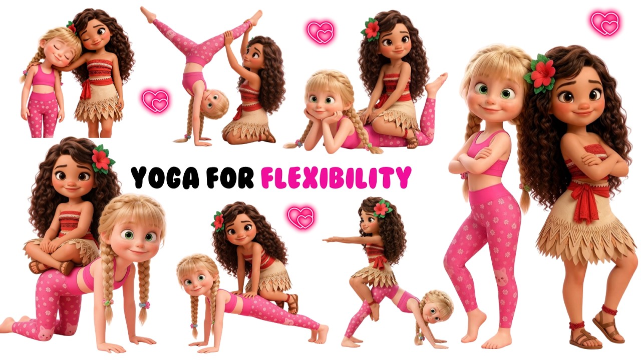 Joga w parachach dla dzieci | Proste pozy dla radosnych chwil ✨ Joga dla dzieci