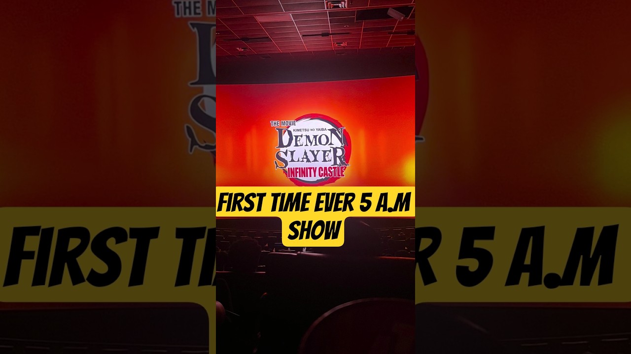 Demon slayer creates it for the first time ever 5 A.M show. #demonslayer #kimetsunoyaiba #animenews
