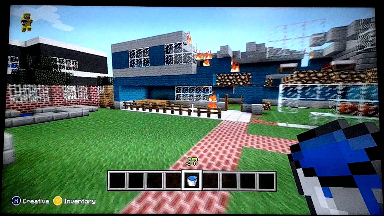 Pożar w Minecraft + gaszenie pożaru