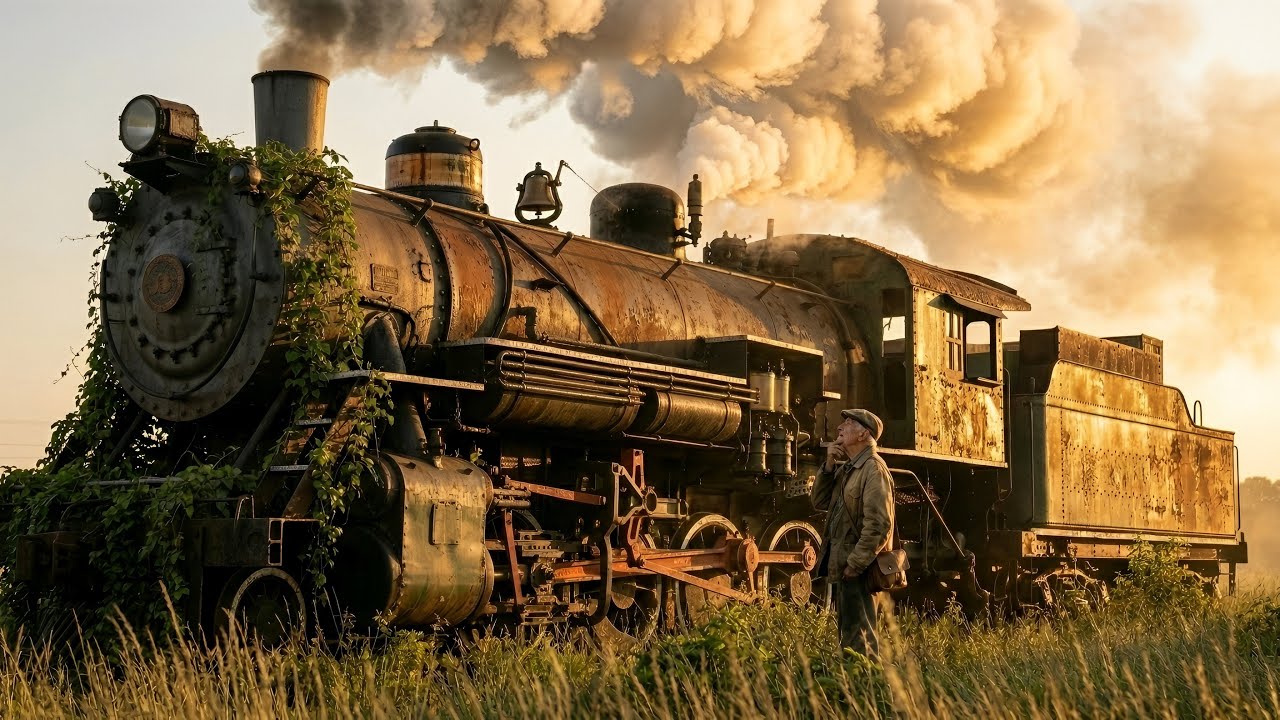 Restoring a 1920s Steam Locomotive | ASMR Full Abandoned Train Revival