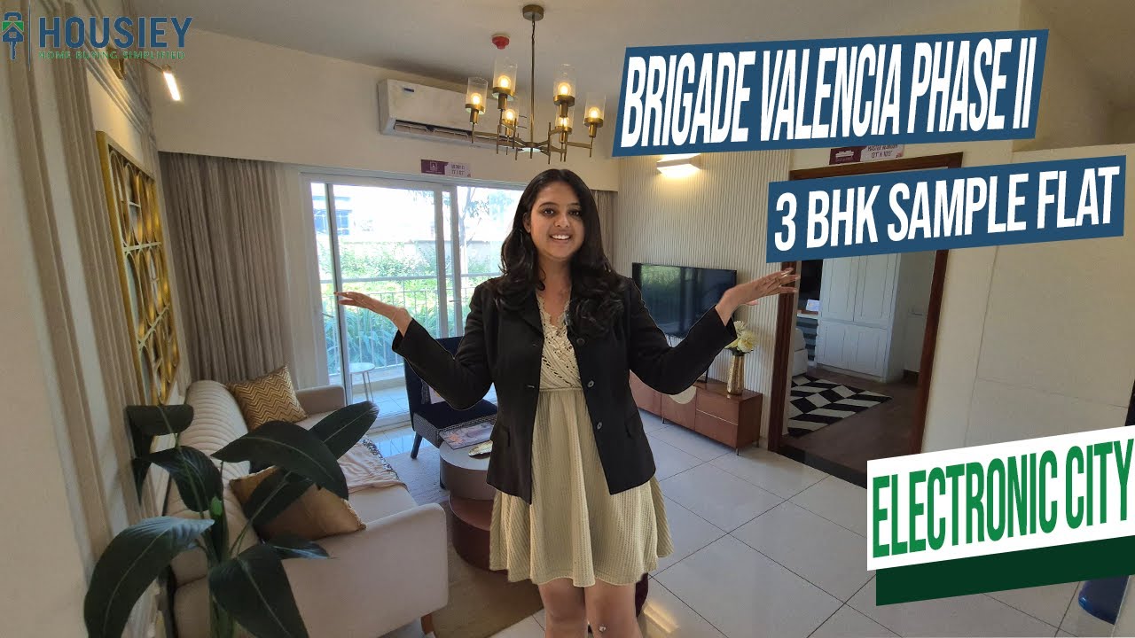 Brigade Valencia Phase 2 | 3 Bhk Sample Flat Tour | Brigade Hosur Road Project