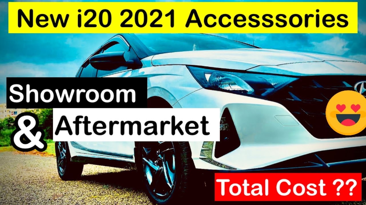 The All new i20 2021 Sportz model 🚘 | Accessories | Showroom & Aftermarket