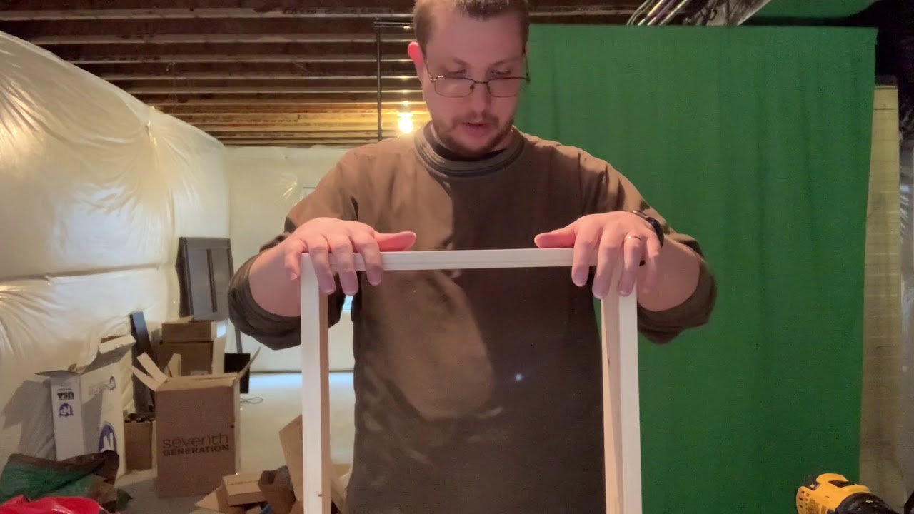 Cutting out the pieces | DIY Photo Booth Build