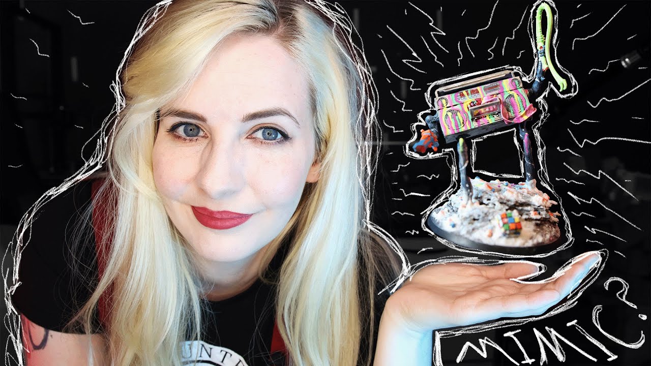 I made an 80s boombox into a mimic for tabletop gaming! | wargaming and dnd mini build