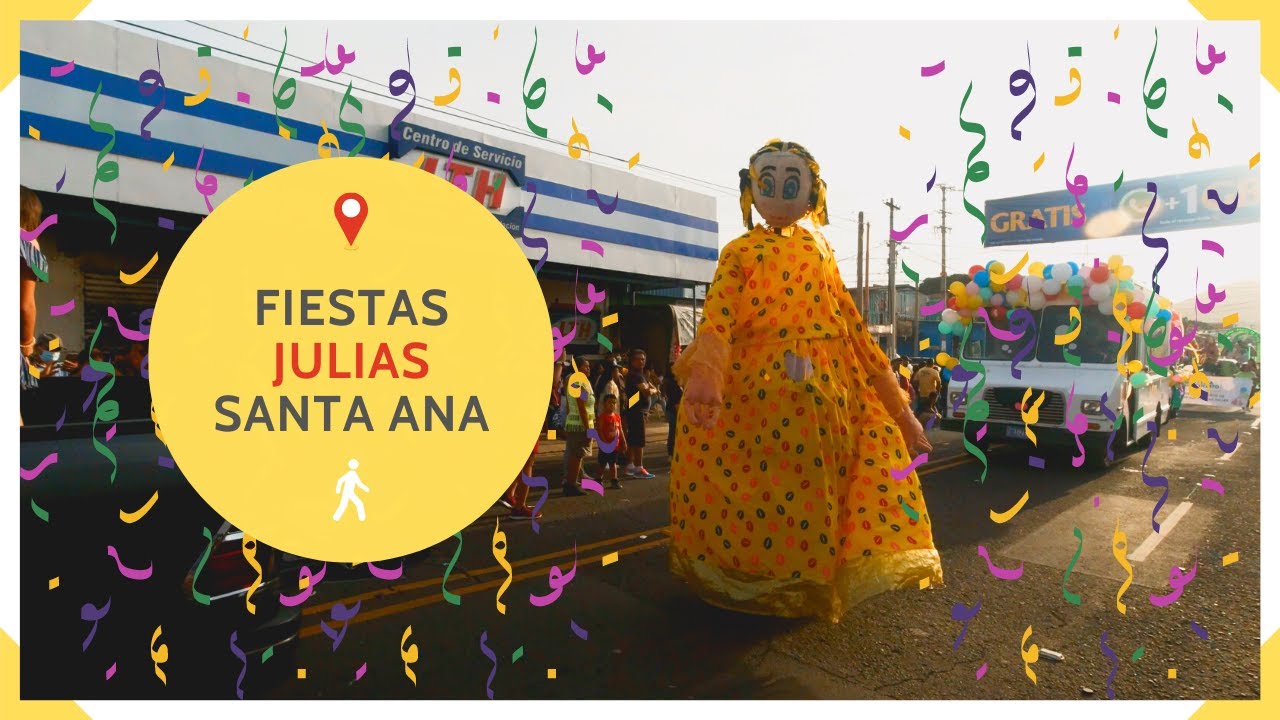 Asi fue el DESFILE DEL CORREO para iniciar las FIESTAS JULIAS de SANTA ANA - EL SALVADOR 2022
