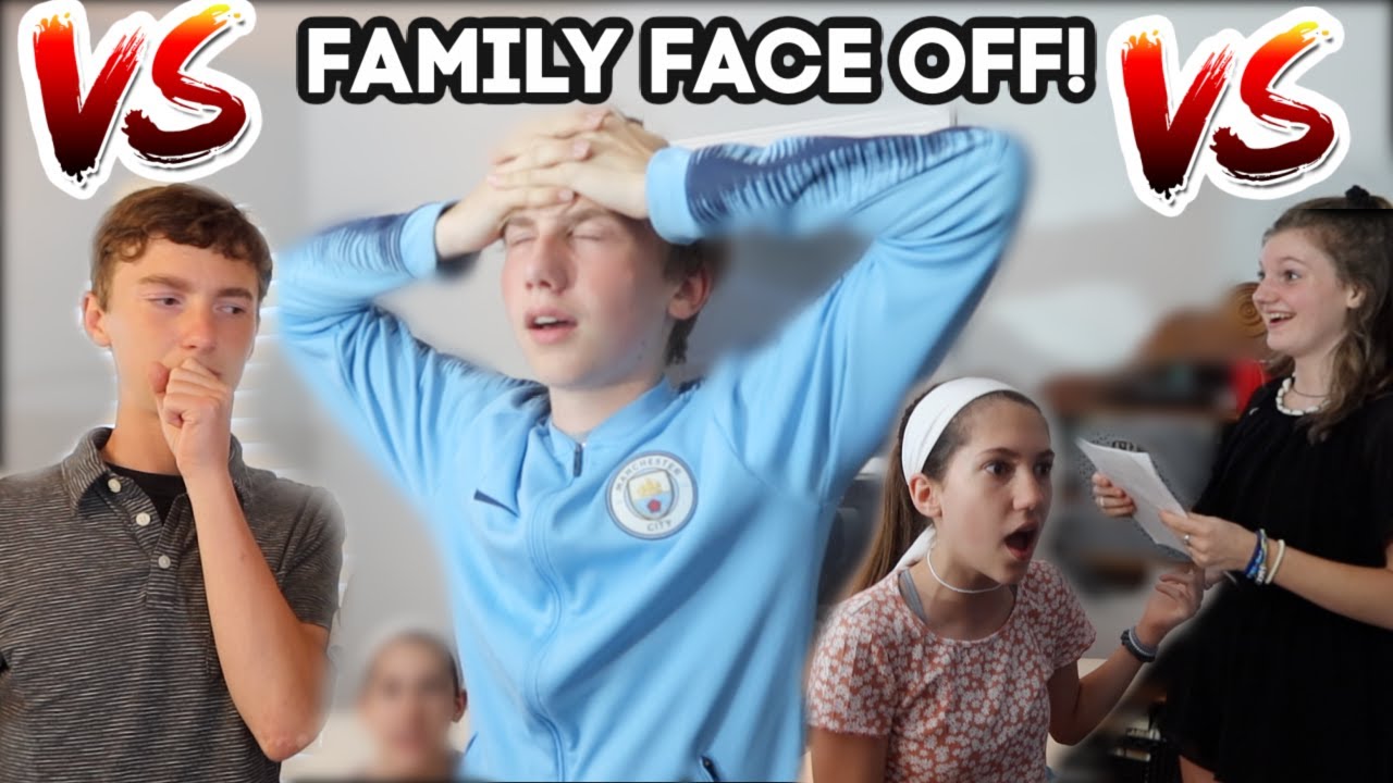 FAMILY FACE OFF CHALLENGE! | Match Up