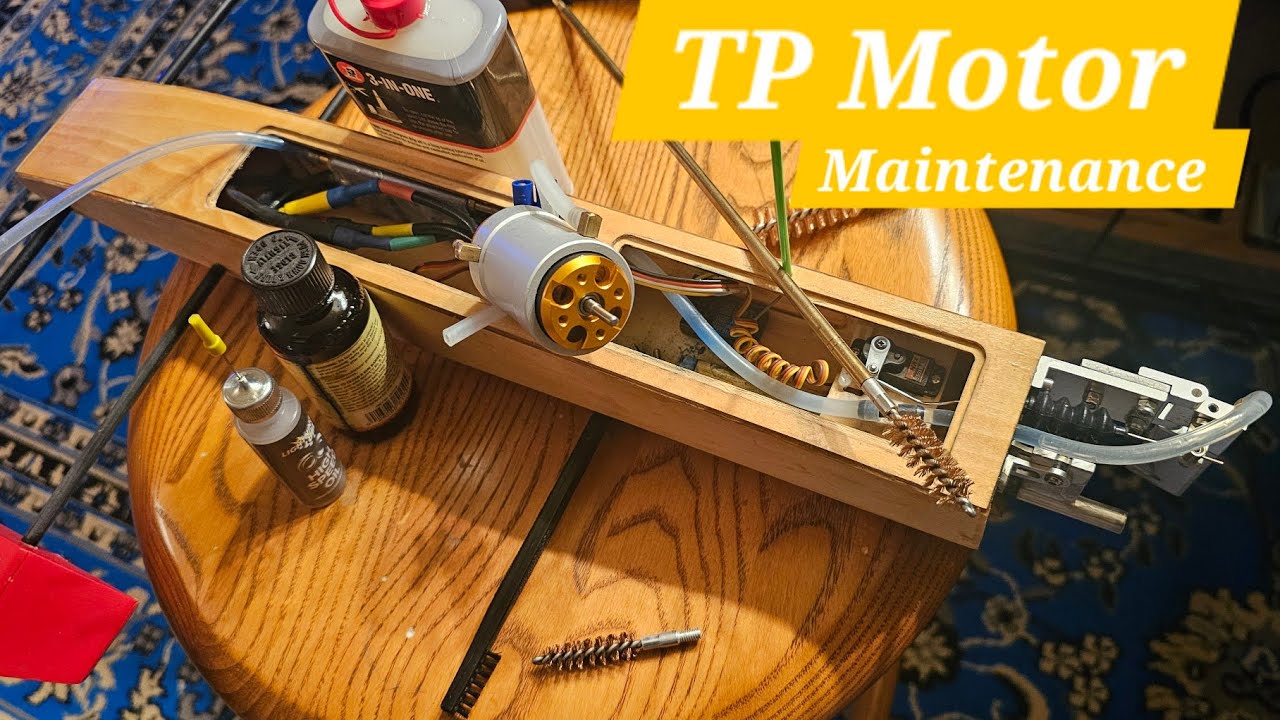 TP Power Motor Gets Refreshed using a Gun Cleaning Kit! Brushless Motor Cleaning