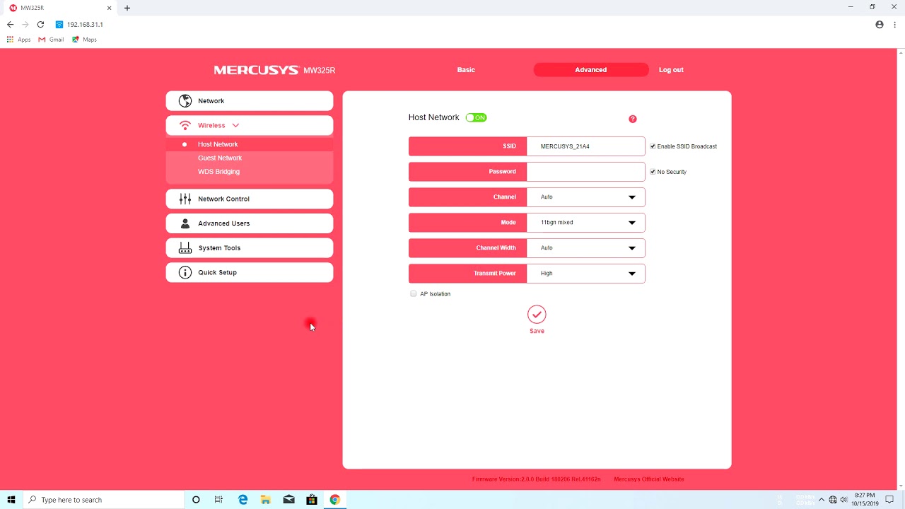 Mercusys Router Setup as Wireless Range Extender ⁄ Repeater WDS Bridging