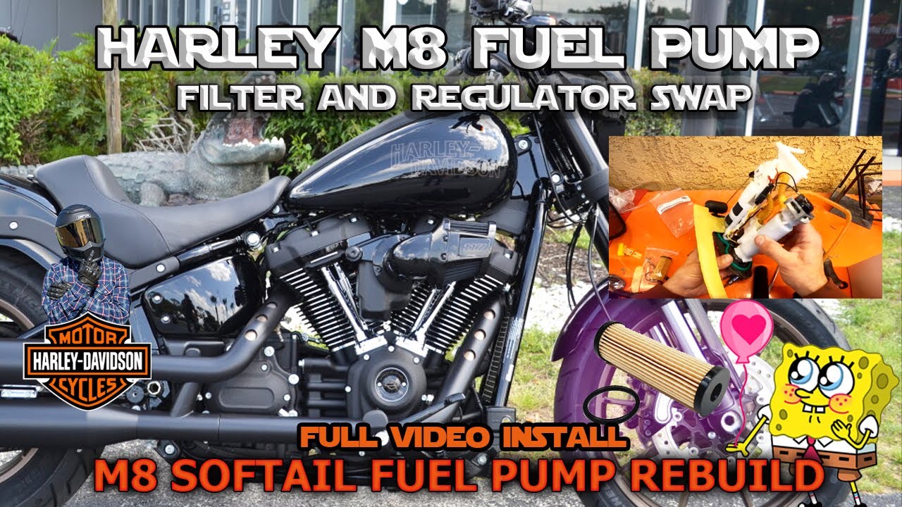 Harley Davidson M8 Fuel Pump Filter Change and Fuel Regulator Swap