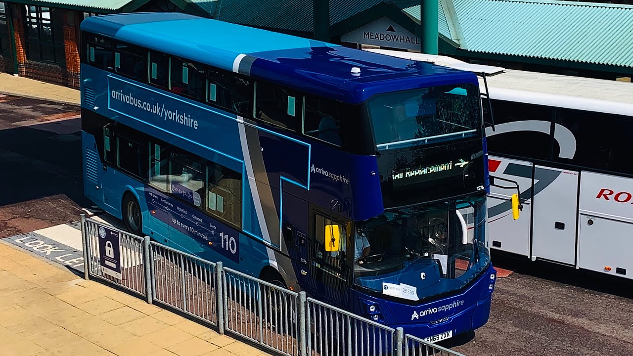 East Yorkshire Arriva Sapphire Bus 1576 On Rail Replacement From Meadowhall To Rotherham