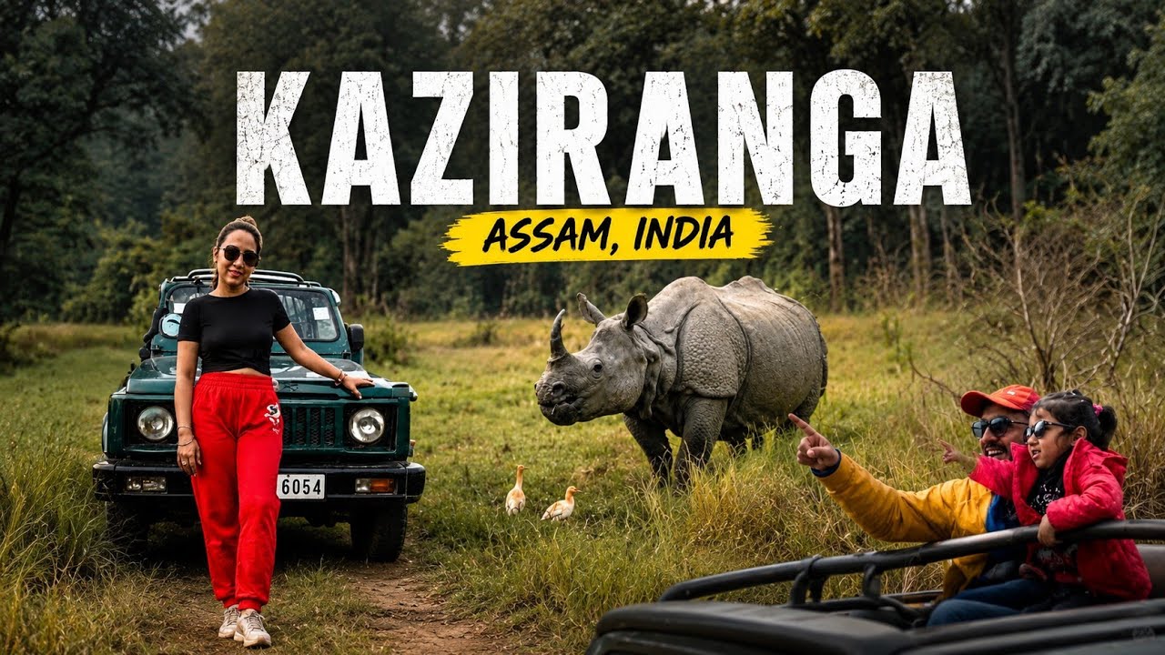 KAZIRANGA National Park Safari - ASSAM |Plan Your Family Trip with Complete Details- 4K Video हिन्दी