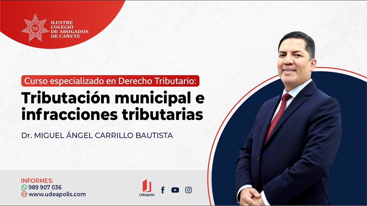 Tributación Municipal e Infracciones Tributarias | Miguel Ángel Carrillo Bautista