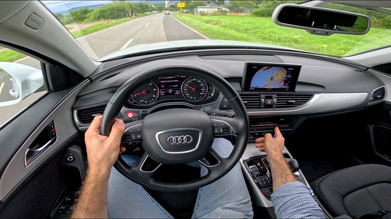 2017 Audi A6 Avant [2.0 TDI - 190 HP] POV Test Drive 4K