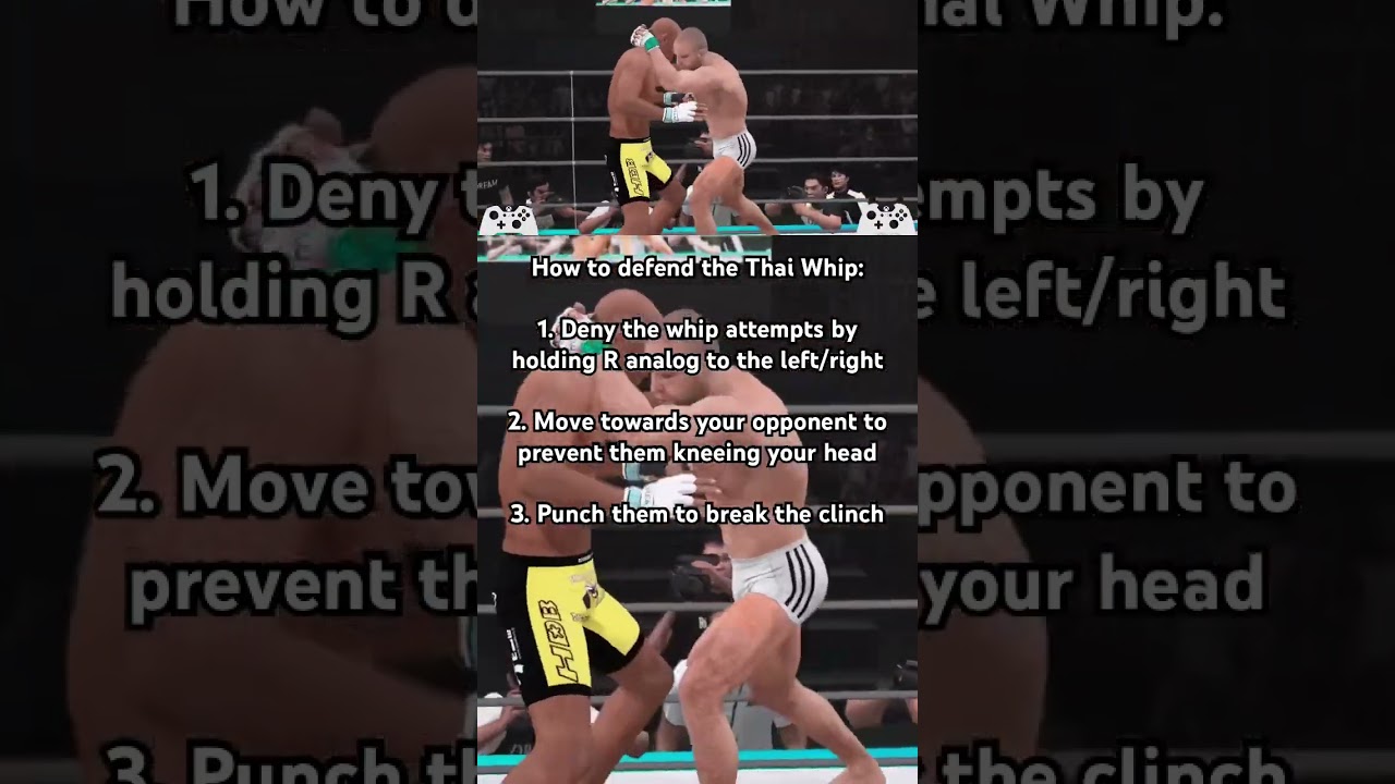 How to defend the Thai clinch Whip in UFC Undisputed Forever