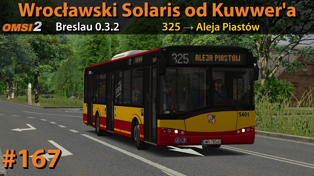 OMSI 2 #167: Wrocławski Solaris Od Kuwwer'a | Breslau 0.3.2 - 🚍325 | Solaris Urbino 12 III