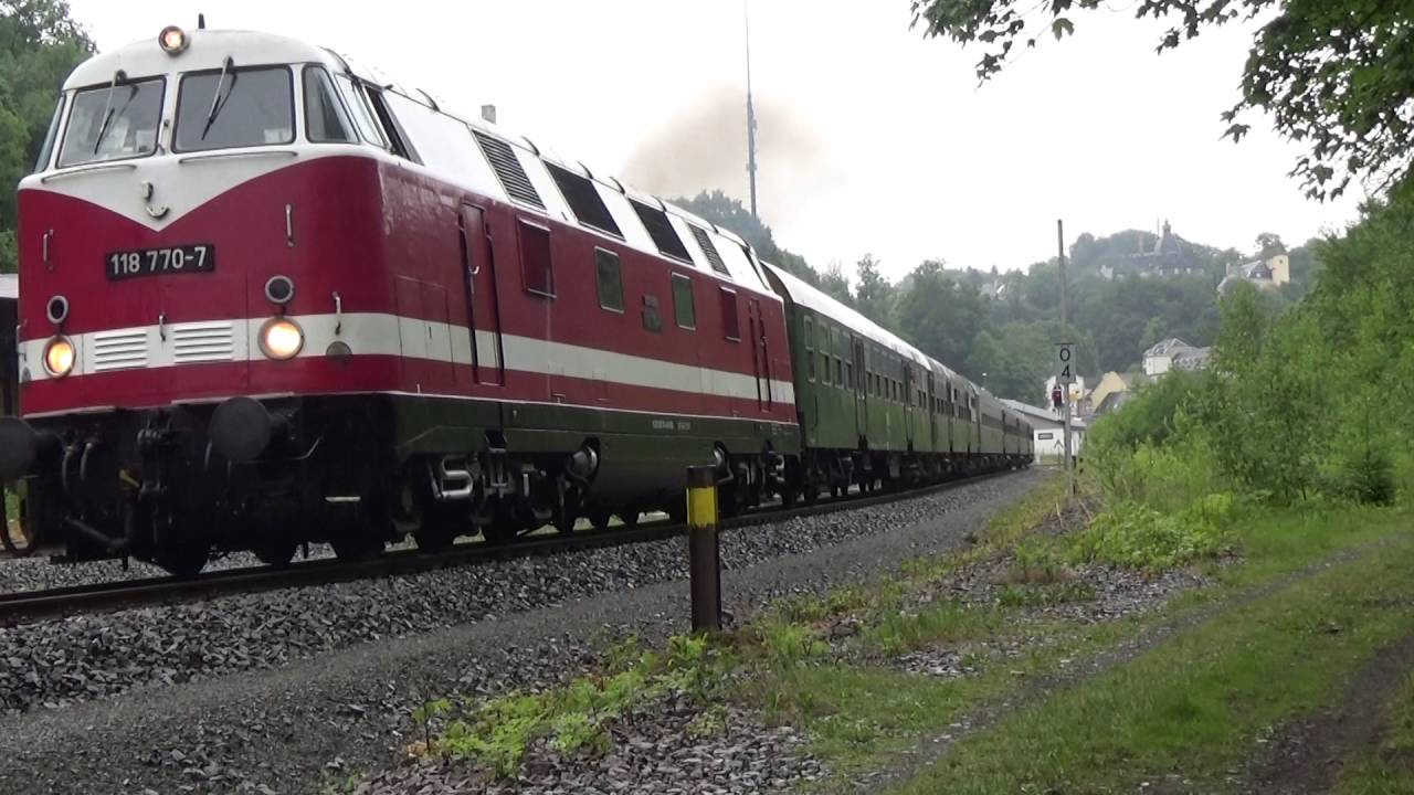 BR 118 770-7 (DR Deutsche Reichbahn) E774 Cranzahl nach Leipzig - Annaberg-Buchholz unt. Bf.