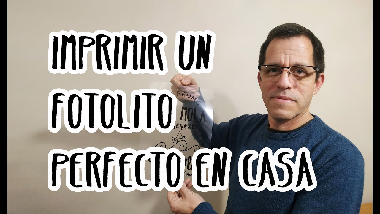 Como imprimir fotolitos con impresora de inyección de tinta