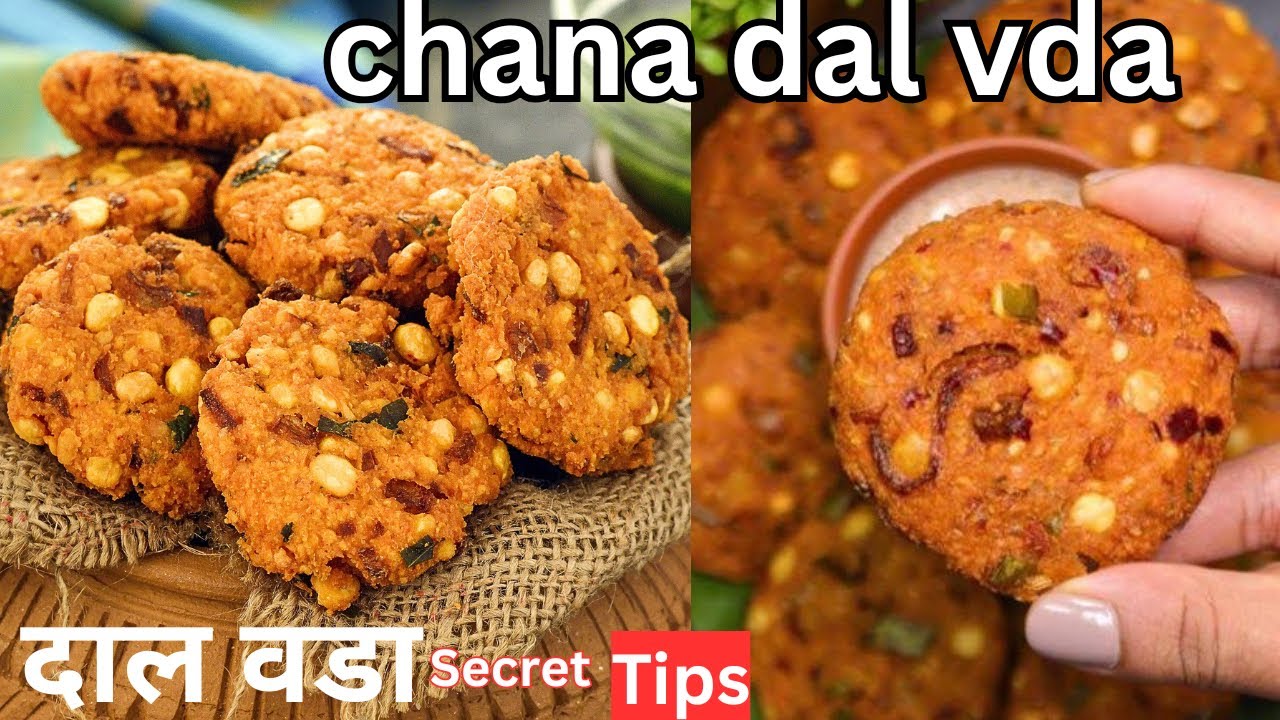 Chana Dal Vada Recipe | Crispy & Spicy South Indian Snack | Easy Tea Time Snack