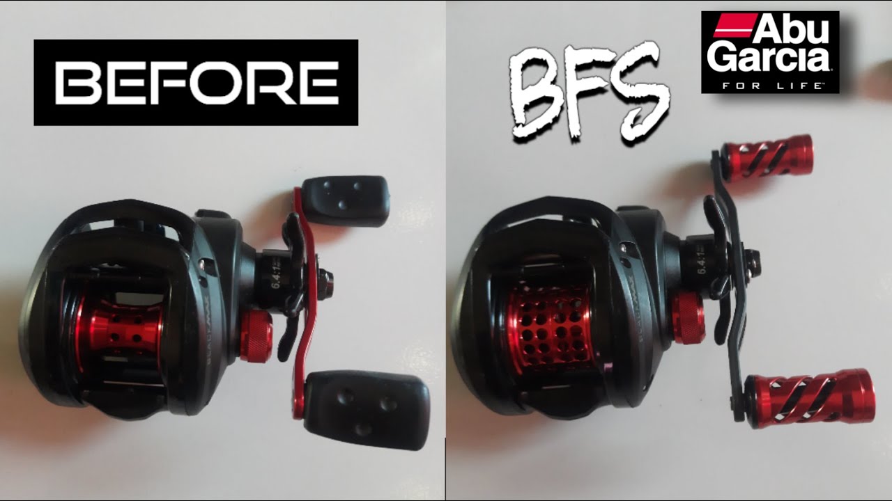 Abu garcia black max | upgrade baitcasting reel | custom finesse Bfs reel | with ceramic bearing