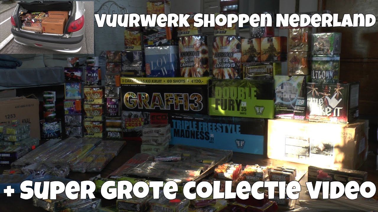SUPER GROTE VUURWERK COLLECTIE + VUURWERK OPHALEN!
