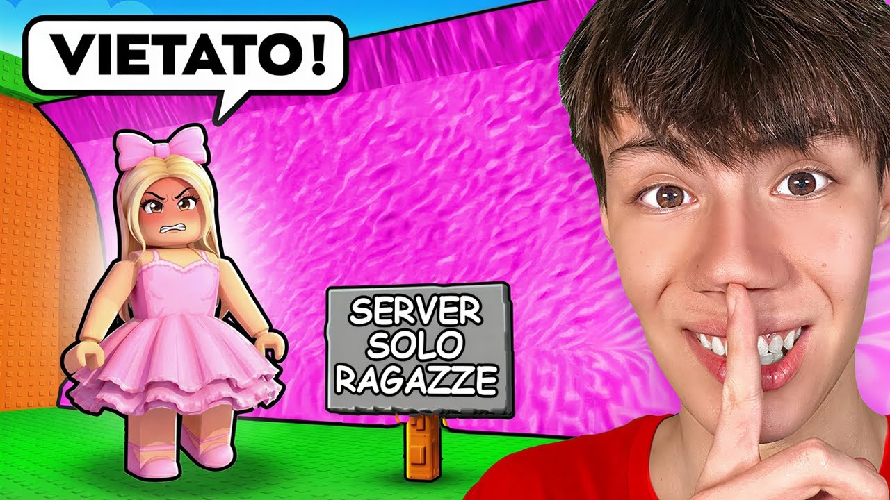MI INFILTRO in un SERVER DI SOLE RAGAZZE su SCAPPA DALLO TSUNAMI PER BRAINROT!