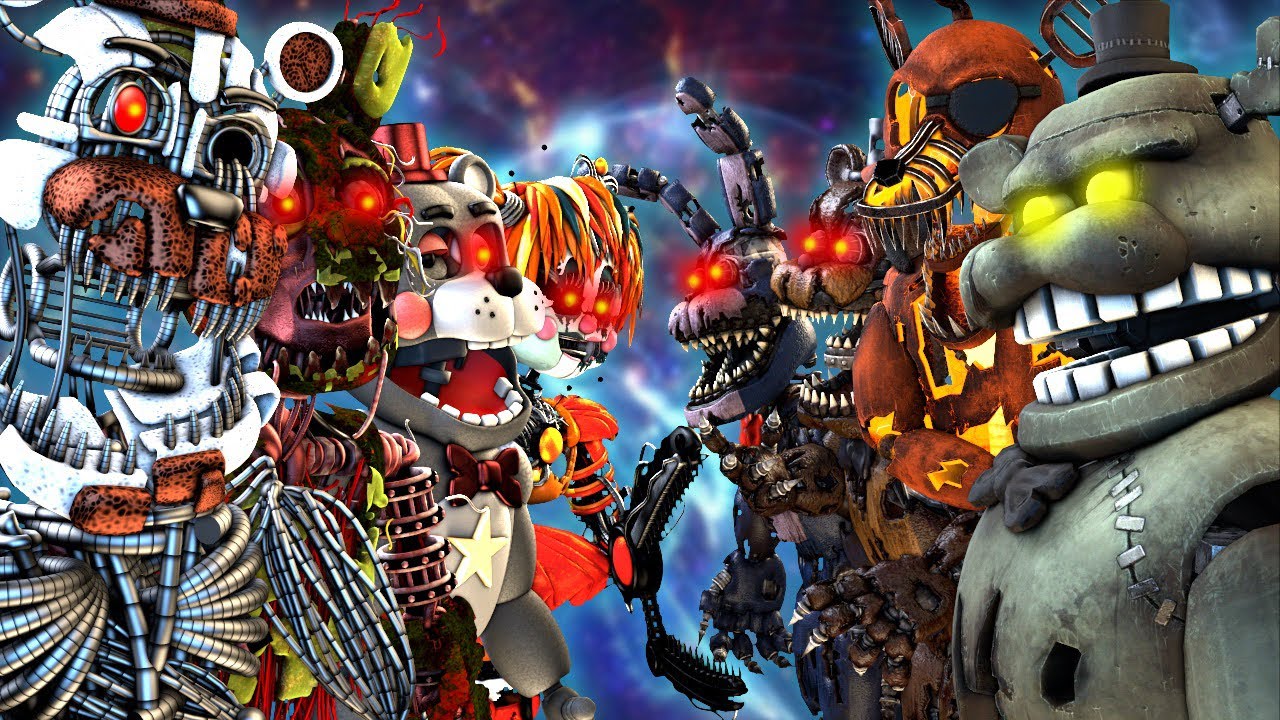 [SFM FNAF] Curse of Dreadbear VS Salvaged