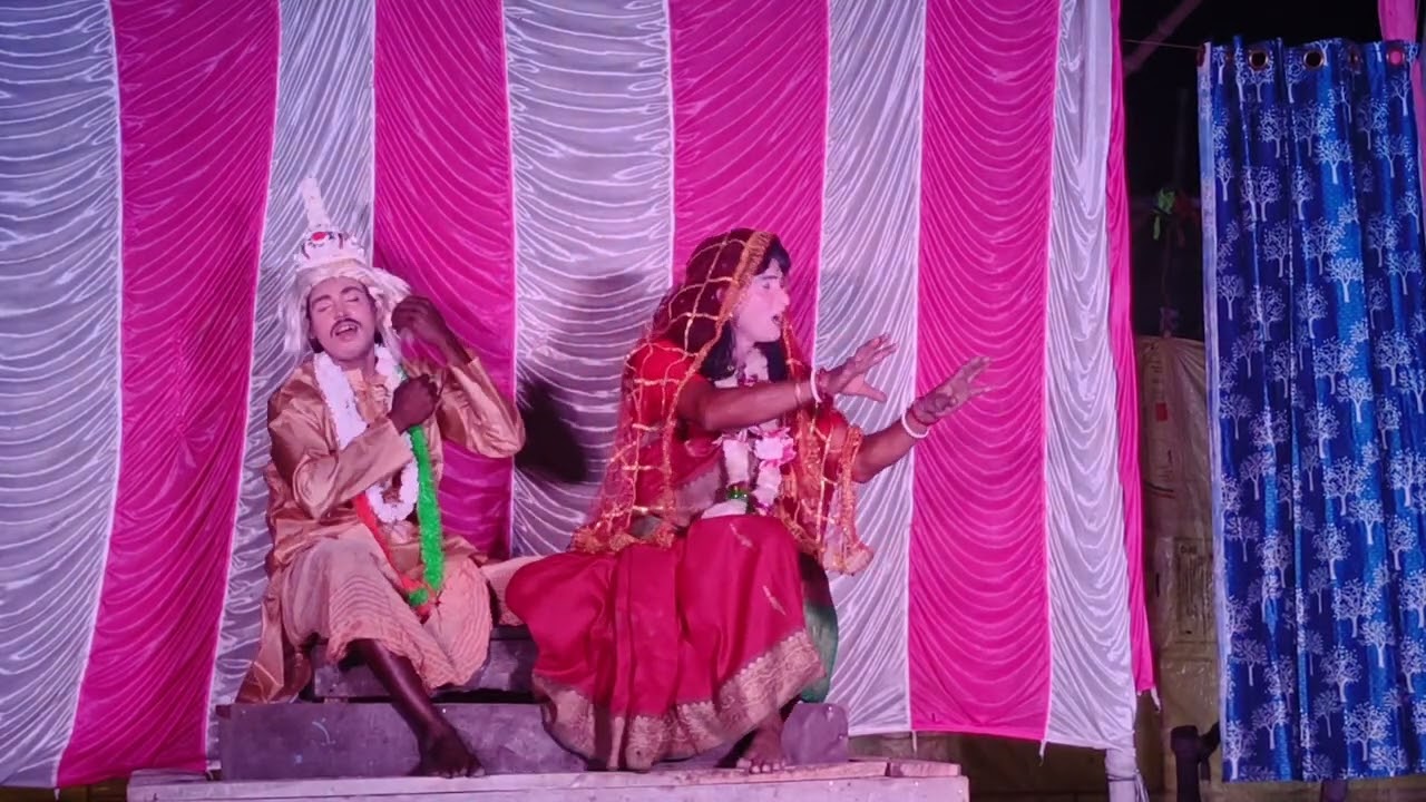কমেডিয়ান মুখা অভিনয় গাজন গান. বুড়ো বুড়ি র বিয়ে 