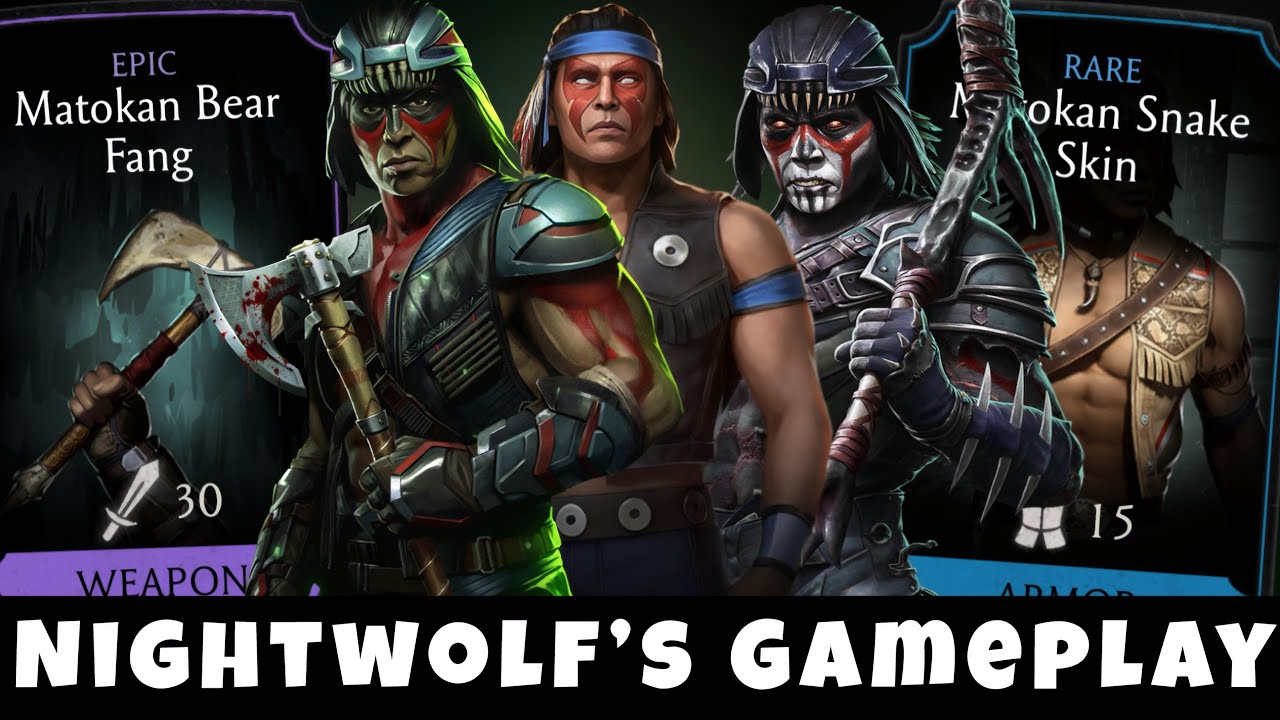 Trio Nightwolf Klash Tower Gameplay Mortal Kombat Mobile