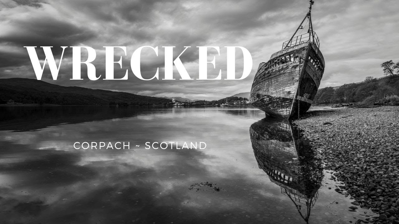 The Wreck a Landscape Photographers Dream Conditions at Corpach.