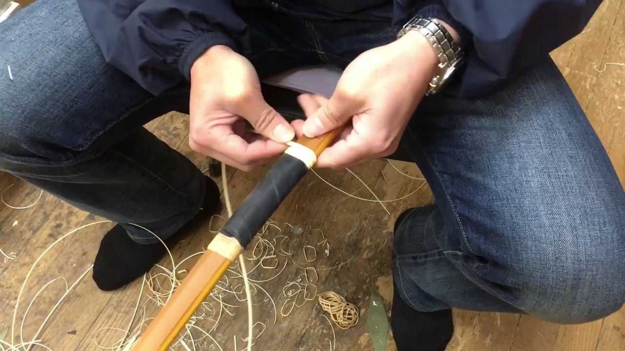 【職人技】矢摺籐の巻き方！