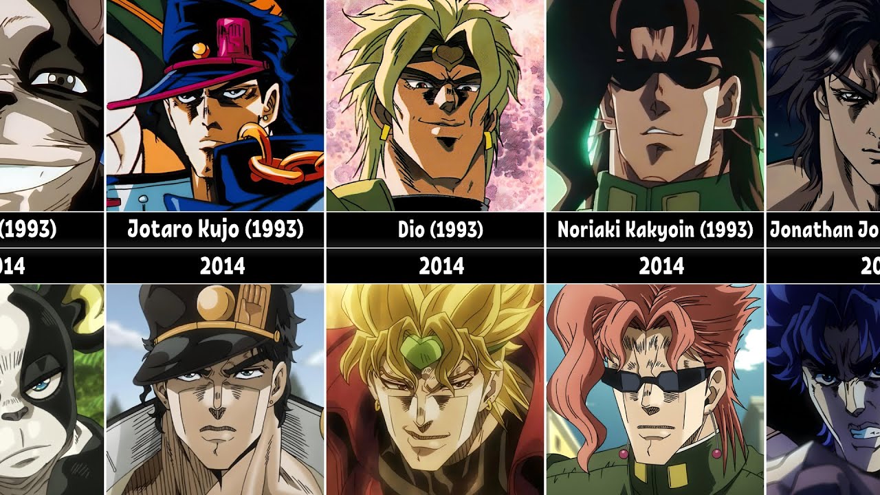 JoJo Characters Changes OVA vs Anime | JoJo's Bizarre Adventure
