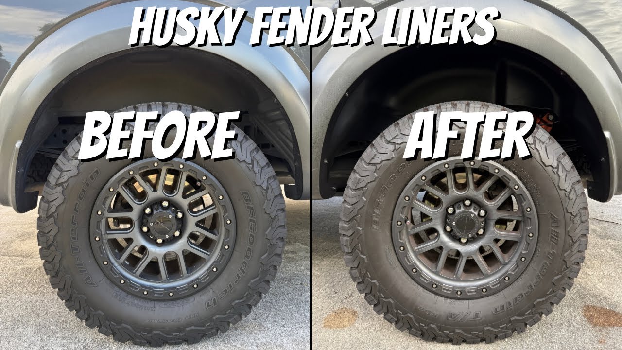 Установлены подкрылки Husky для Raptor 2-го поколения