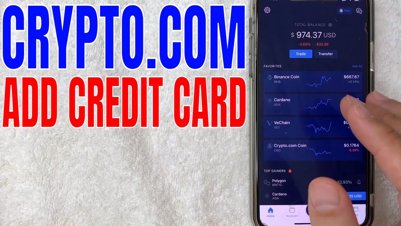 🔴 How To Add Credit Or Debit Card To Crypto.com App 🔴