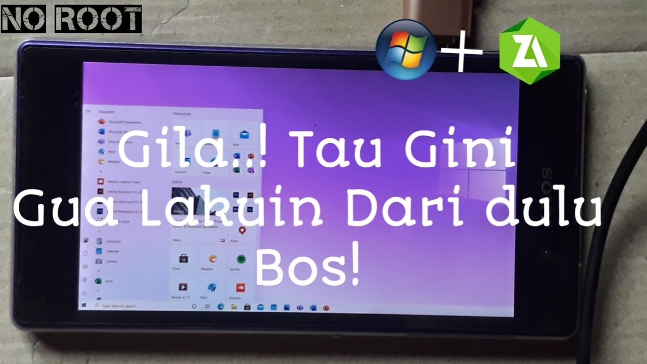 Cara Mengubah Sistem Android Jadi Windows (no root)