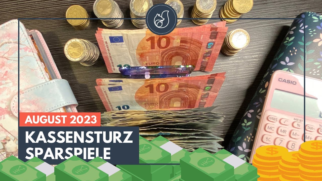 Kassensturz SPARSPIELE 🍉AUGUST 🍉 Wie viel konnte ich sparen #sparspiele #budgeting #sparen