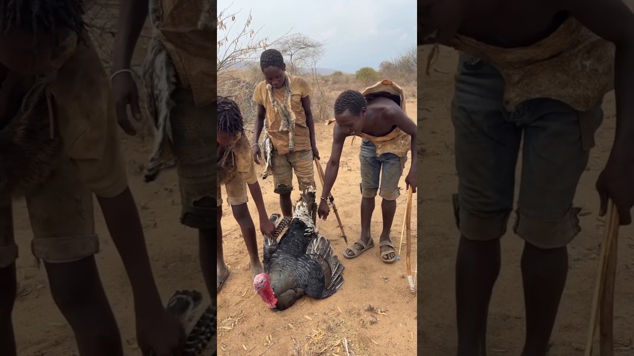 When Tribals Saw an Ostrich Running for the First Time #shortsvideo