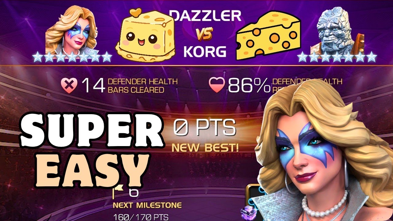 Dazzler Is Perfect Counter For Apex Coliseum Korg | SUPER EASY Fight | Marvel Contest Of Champions