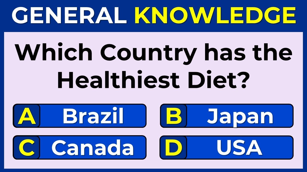 How Sharp Is Your General Knowledge? Only True Geniuses Get a Perfect Score! #gk